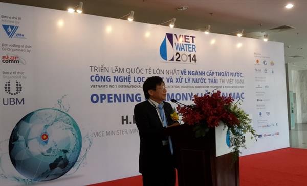 Triển lãm & Hội thảo quốc tế về ngành cấp thoát nước, công nghệ lọc và xử lý nước thải VietWater 2014